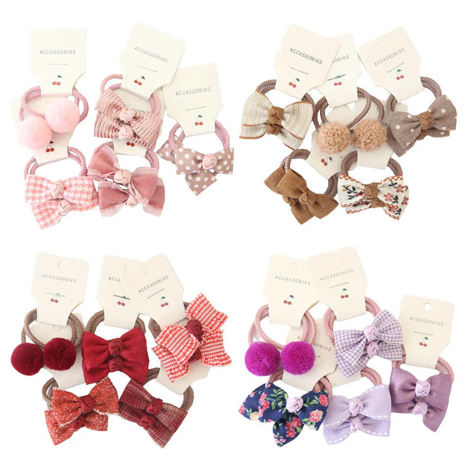 10ks detské vlasové doplnky Bow Prinant Ki vlasové kapely pre dievčatá Hairband Kids Headar Toddler Toddler Hair Karty Vianoce