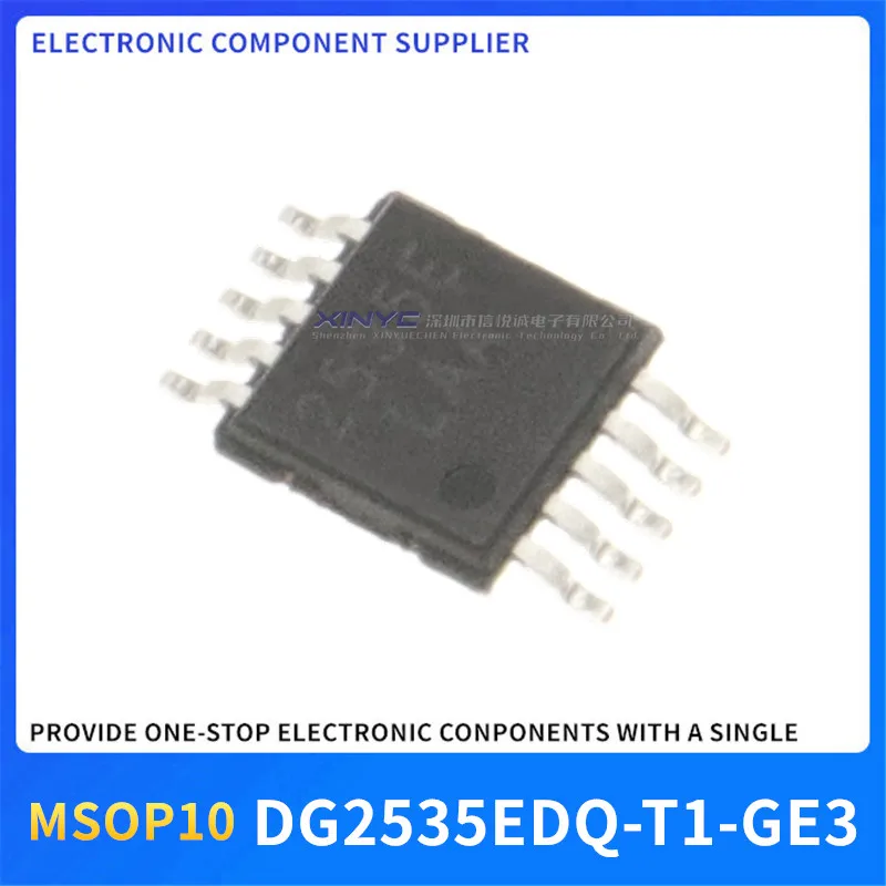 10ks DG2535EDQ-T1-GE3 Analógový spínač MSOP10 Chip 2535E