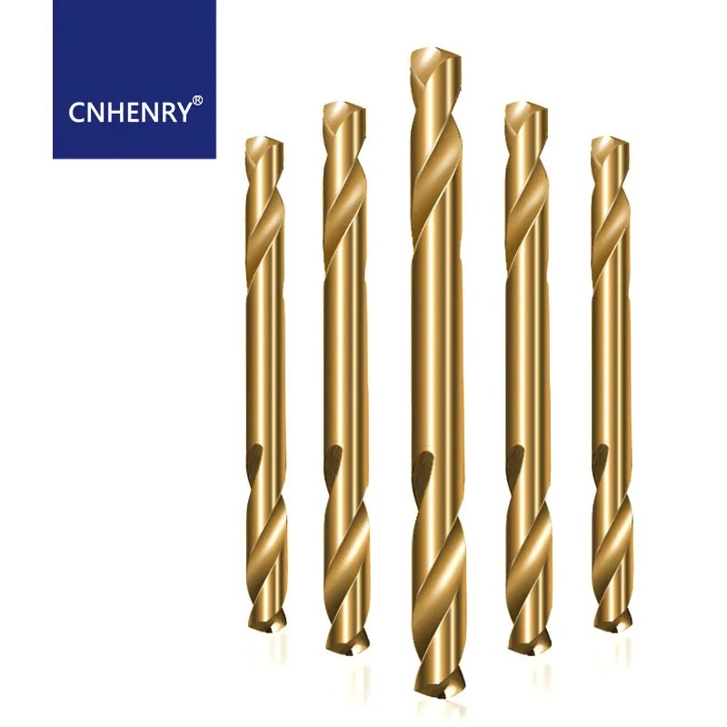 10ks Double End Bit Bit Set 3mm-6 mm 5ks HSS Double End Twist Bit Bit Bit Cutter Cutter Cuttern Cover Kov