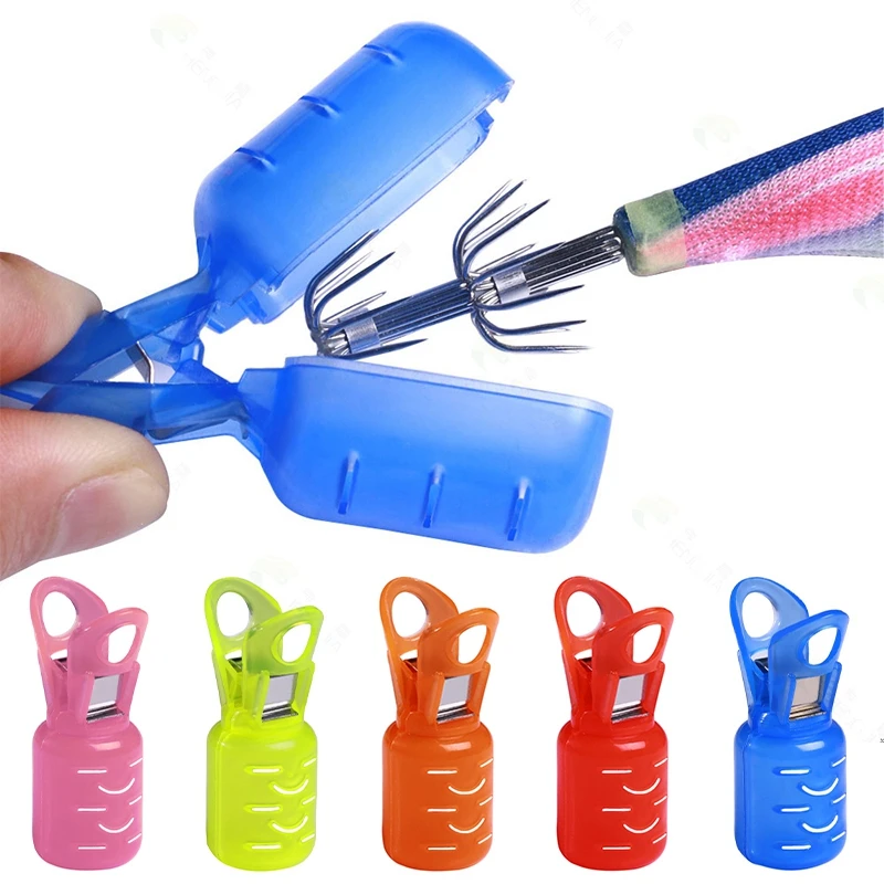 10ks EGI Squid Jig Hook Protector Fishing Príslušenstvo chobotnica Cuttlefish Hook Chat
