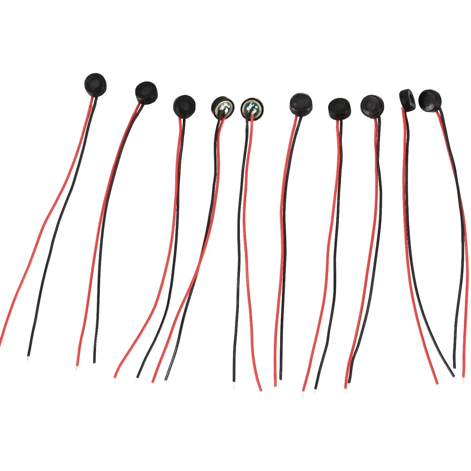10ks elektrický kondenzátor mikrofón 4 mm x 2 mm pre PC telefón MP3 mp4