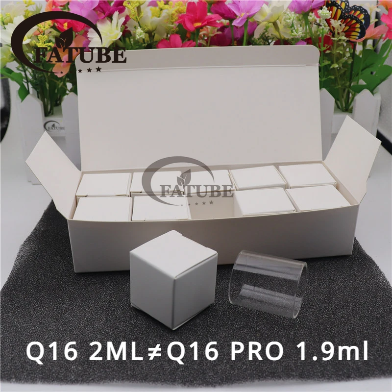 10ks fatube sklenené meracie šálky 5 ml pre JustFOG Q16 2ML / Q16 PRO 1.9 ml papierové balenie