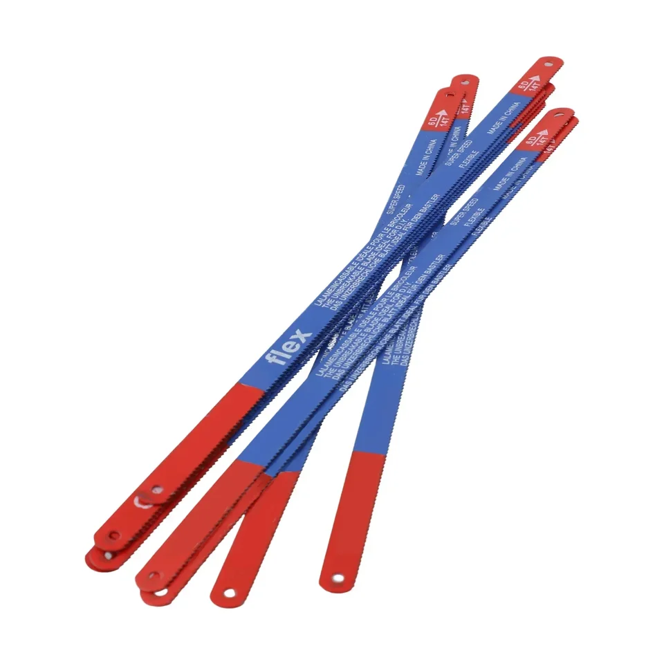 10ks hacksaw čepeľ 300 mm ručné pílky 14t/18t/24t bi-kov pre mäsové drevené drevené oceľové ruky DIY Model Model Model Woodworking