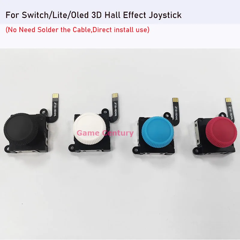 10ks hallové efekt joystick for Switch Joycon Controller 3D Analógový senzor Sensor Potentiometer Modul pre spínač/NS Lite/OLED
