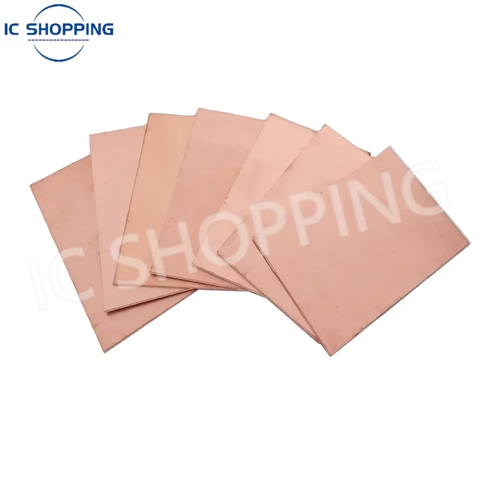 10ks jednorazové sklenené vlákno PCB 10x15cm meďnaté doska Laminát obvodu 100 mm*150 mm*1,5 mm 100 mmx150 mm 10cm*15 cm