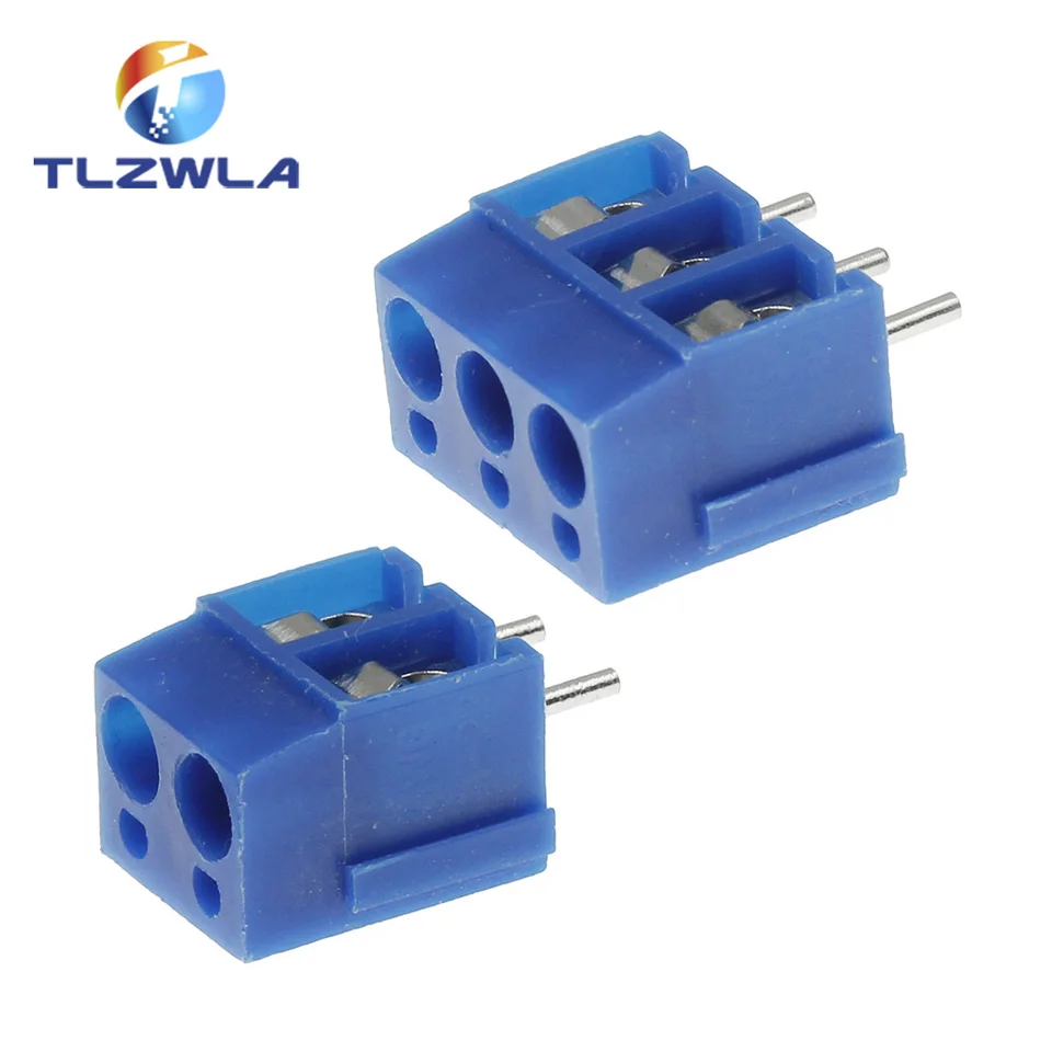 10ks KF300 2pin 3pin 5 mm rozstup PCB skrutkovací terminál konektory 250V 16A 14-22awg