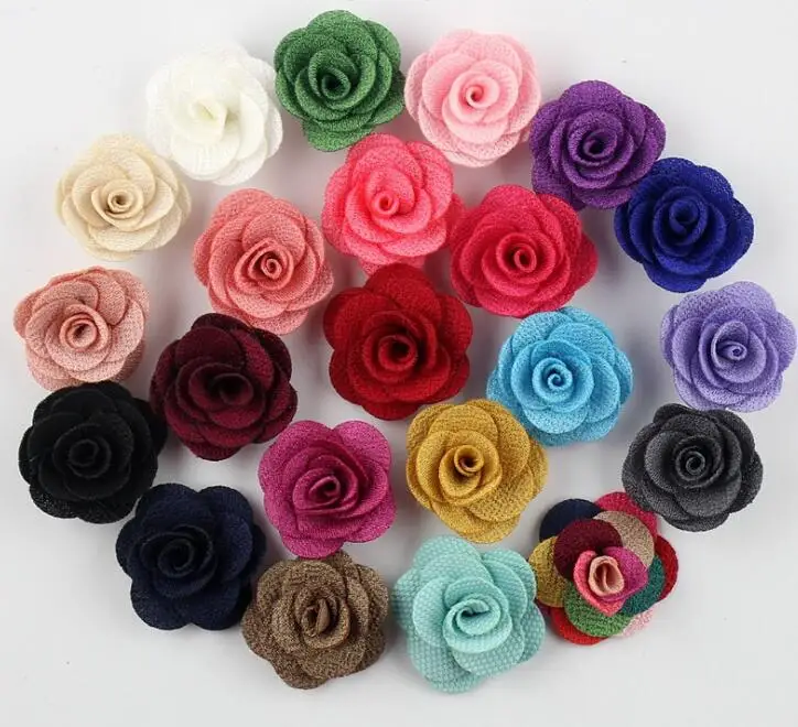 10ks/kvet ružovej kvetiny pre svadobnú zošitu dekoráciu DIY Šijacie oblečenie Boutique Accessories