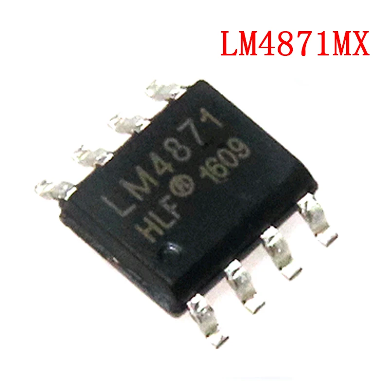 10ks LM4871MX SOP8 LM4871 SOP 4871 SOP-8 3W Audio-výkonný zosilňovač s režimom vypnutia nový a originálny