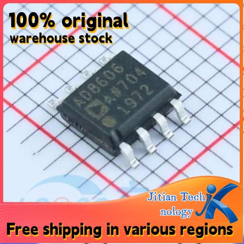 10ks Logo AD8606ARZ AD8606 SOP8 100%Pôvodné nové na sklade