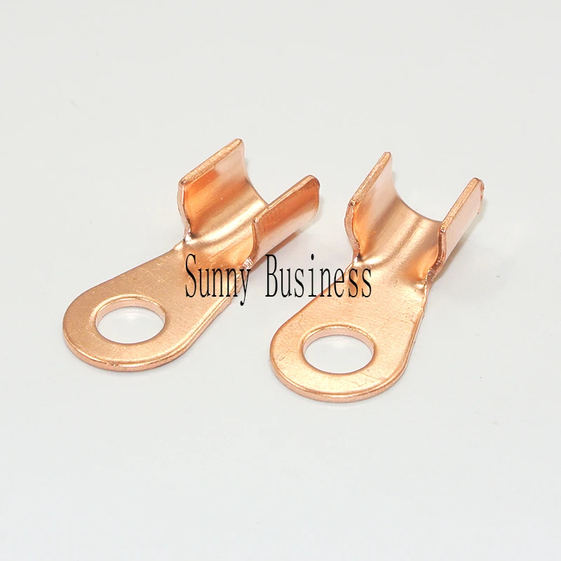 10ks/lot 200a 250A Kruhový konektor batérie 10,2 mm spojovací prsteňový prsteň Kruhový kábel Kábel meď OT-200A OT-250A