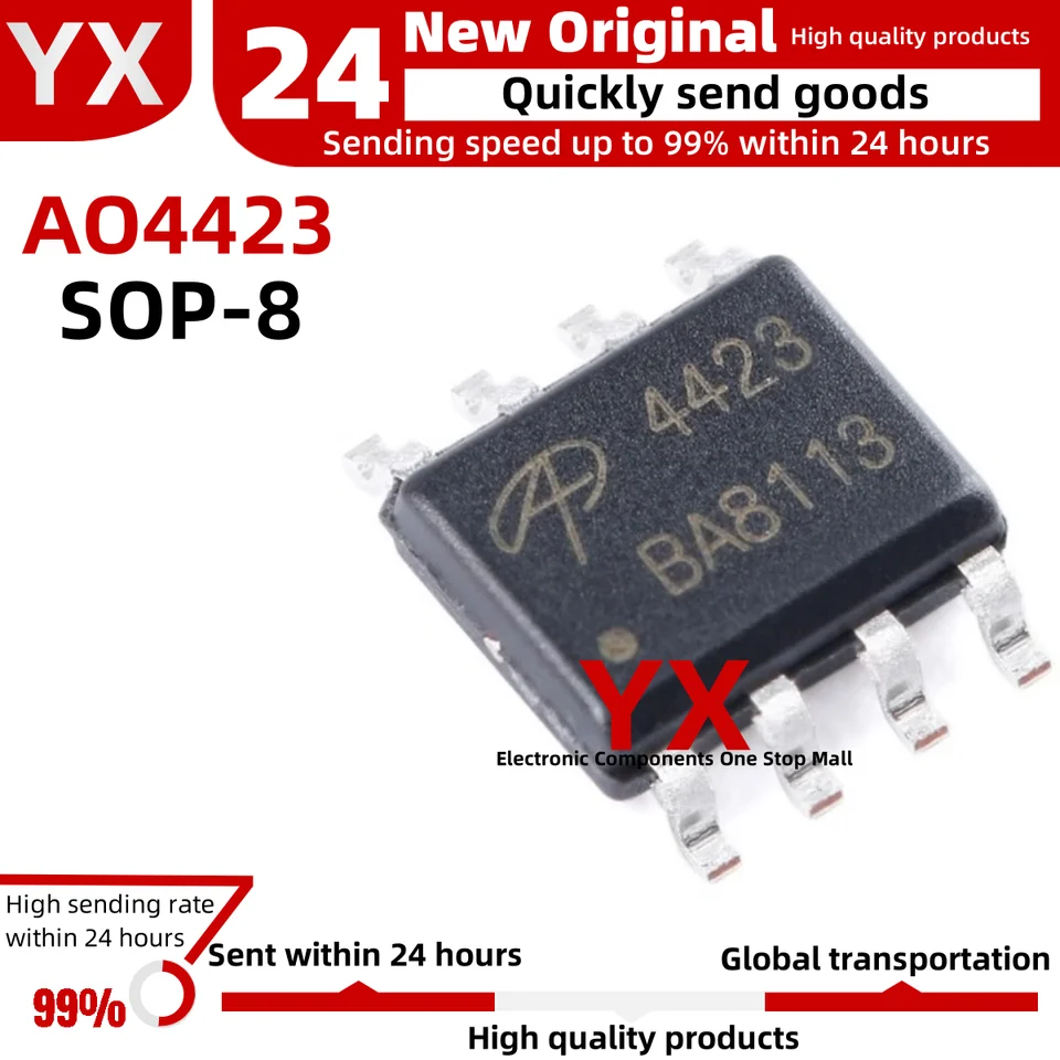 10ks/lot AO4423 4423 SOP-8 MOSFET Field Effect Tranzistor Nová vysoká kvalita na sklade
