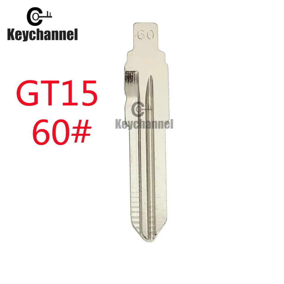 10ks/lot automobil flip kľúč Blade Lishi GT15 KD Key Blank 60# Pre Fiat Barchetta Punto Brava remeo pre diaľkový ovládač KeyDiy Xhorse