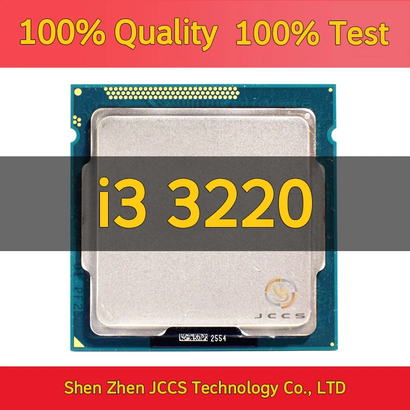 10ks/Lot Použité Core i3 3220 procesor Dual Core 3,3 GHz LGA 1155 TDP 55W 3MB Cache s HD Graphics Desktop CPU CPU