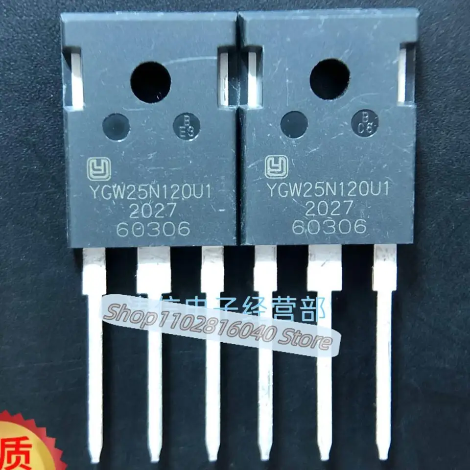 10ks/lot YGW25N120U1 = YGW25N120F1 IGBT25A1200V Najlepšia kvalita Importovaná originálna škvrna