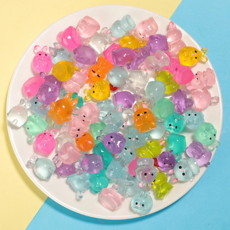 10ks Luminous Mini Resin Little Animals