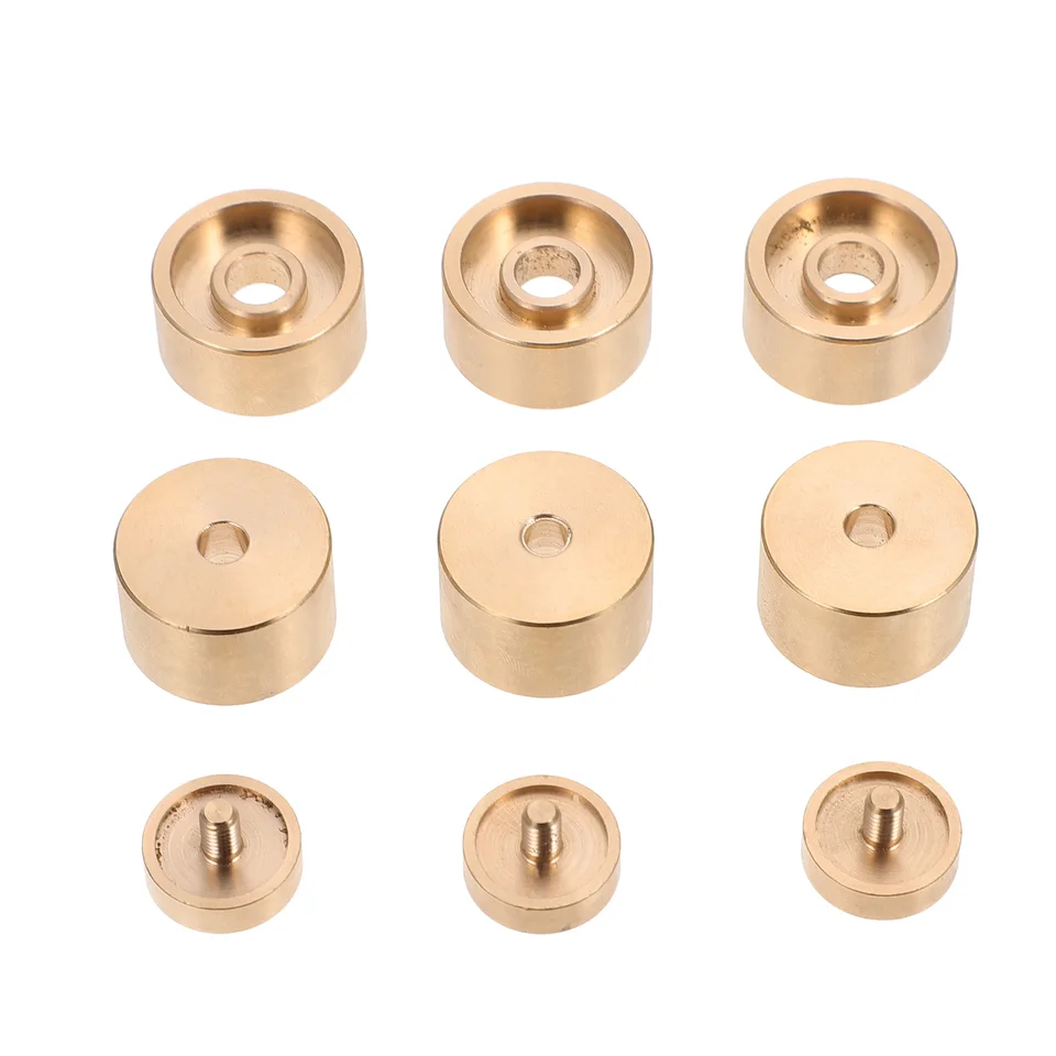 10ks malá krycia trúbka Snap Snap gombíky Copper Musical Instrument Trubet Buckle hudobné prístroje Nástroj