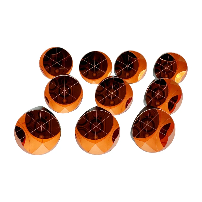 10ks meďnatého potiahnuté priemerom Prism Prism 25,4 mm trojhedrál