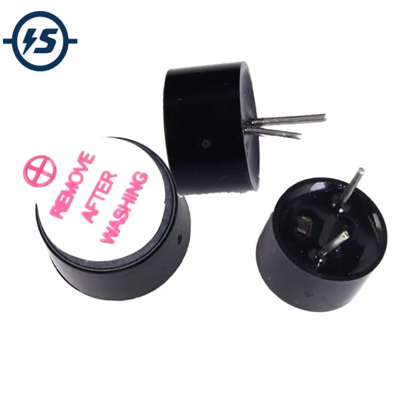 10ks Mini aktívny bzučiak alarmový zvukový reproduktor 3v 3.3v 9 * 5,5 mm Kontinuálne pípnutie Malé 9 x 5,5 mm Odstratie po premytí