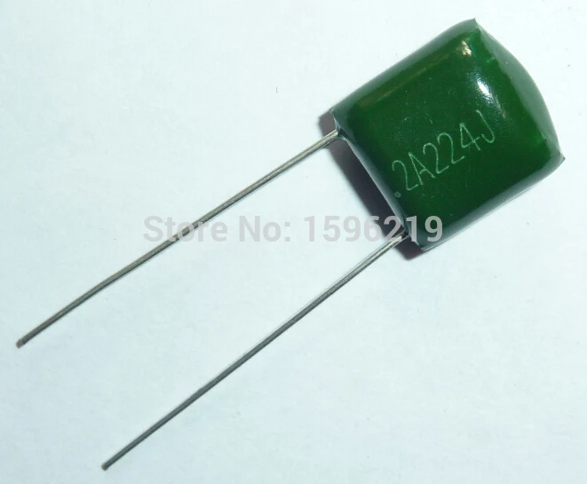 10ks Mylar Film Cyfestor 100V 2A224J 0,22UF 220NF 2A224 5% Polyester Film Cytleitor
