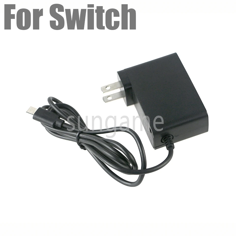 10ks nabíjačku napájacieho adaptéra pre Nintend Switch NS EU US Plug Normálne 5V-2.4A a rýchle nabíjanie 15v-2.6a