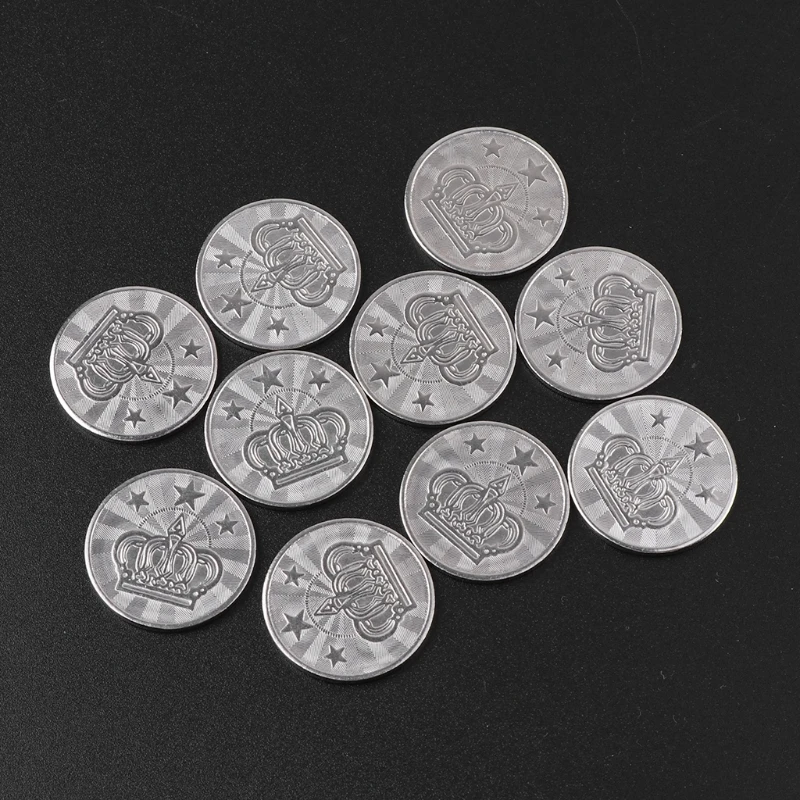 10ks nerezové pentagramové tokeny pre arkádový herný stroj