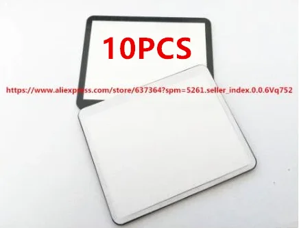 10ks Nový displej okna LCD obrazovky (akryl) Vonkajšie sklo pre Canon EOS 5DII 5D Mark II / 5D2 Chránič obrazovky fotoaparátu + páska + páska