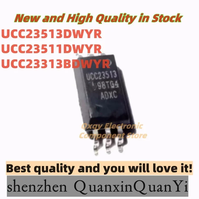 10ks nový UCC23513DWYR UCC23513 UCC23511dwyr UCC23511 UCC23313BDWYR UCC23313 SOIC-6 LATE Driver Chip Original IC,