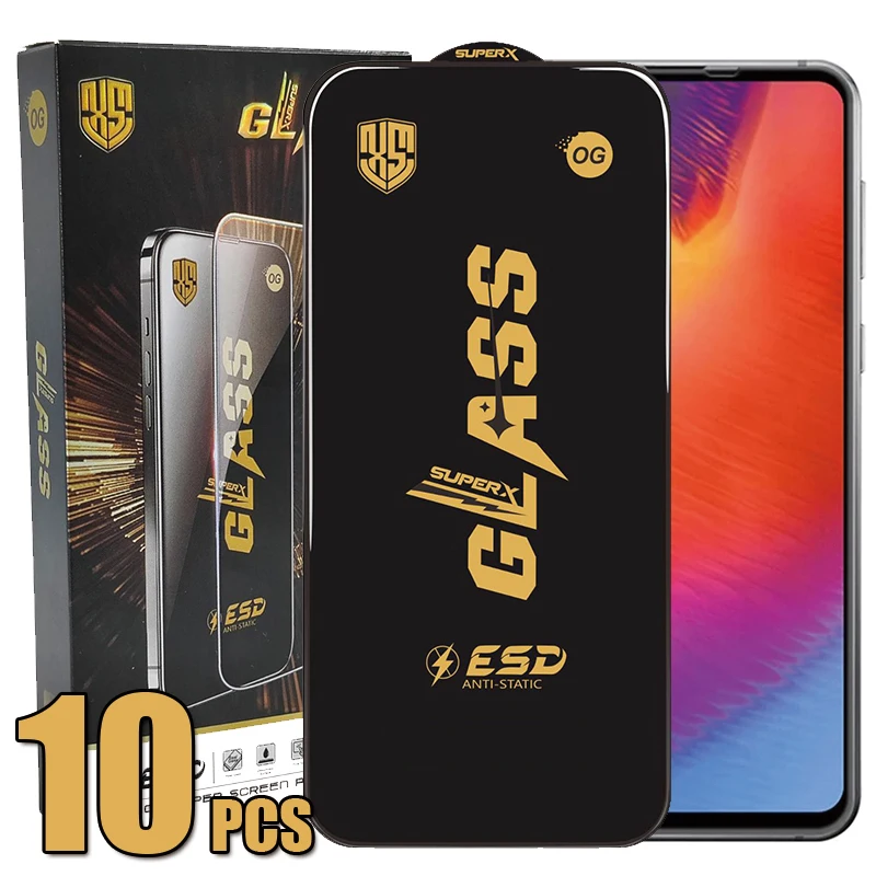 10ks OG ESD Temperované sklenené sklenené HD Obrazové krytie filmu pre Samsung Galaxy S25 Ultra S24 Fe S23 Plus A03 A13 A23 A33 A53 A73
