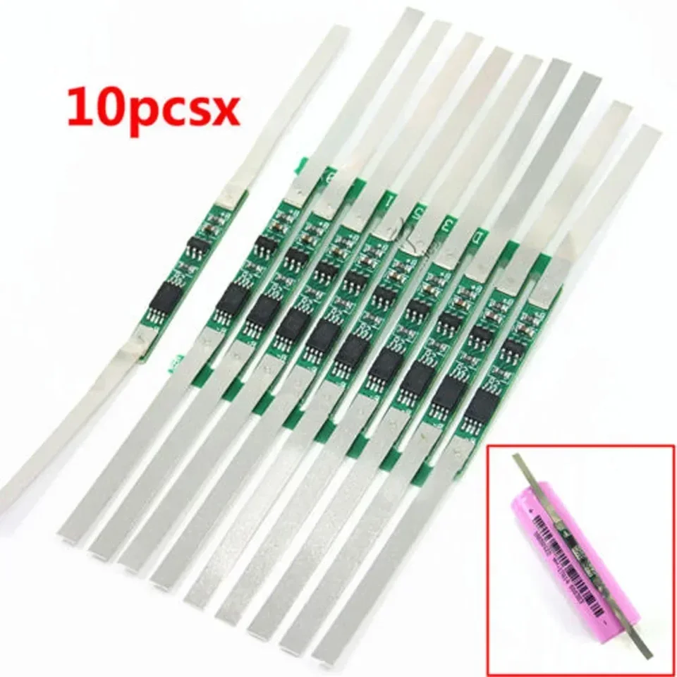 10ks pre dosku na ochranu 3A pre 3 7V liion lítium batérie nadmerného nabíjania Overdischarge Short Circuit Bezpečnosť