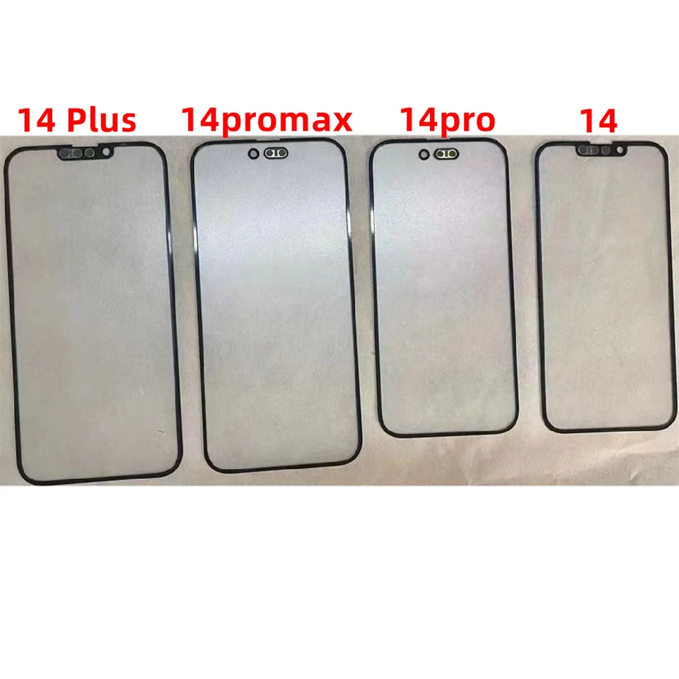 10ks pre iPhone 14 15 16 plus 13 12 11 Pro Max Mini x xs xr Max Vonkajšie sklo s výmenou dotykovej šošovky Oca Glue Touch
