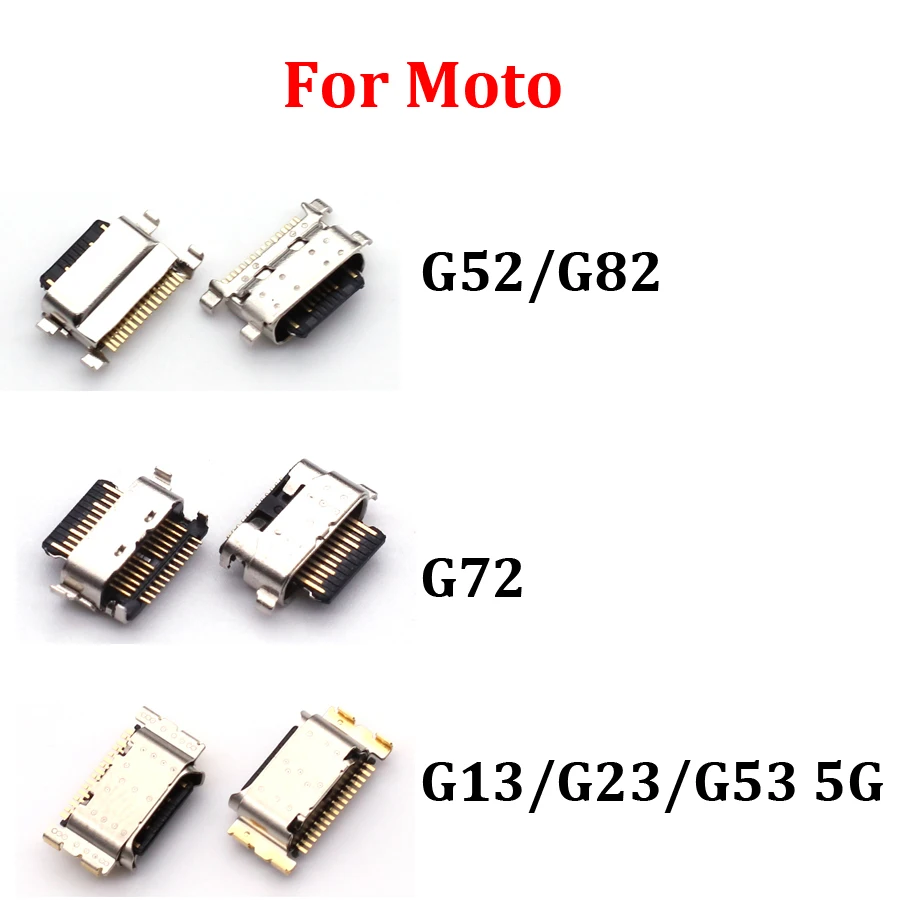 10ks pre Motorola Moto G13 G23 G53 G52 G72 G82 Micro USB Plug nabíjacie port konektor