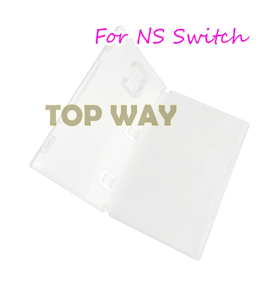 10ks pre NS Switch Case Accessories Herná pamäťová karta Držiak skrinky pre držiak Nintendo Switch NS Protect Storage Box Transparent
