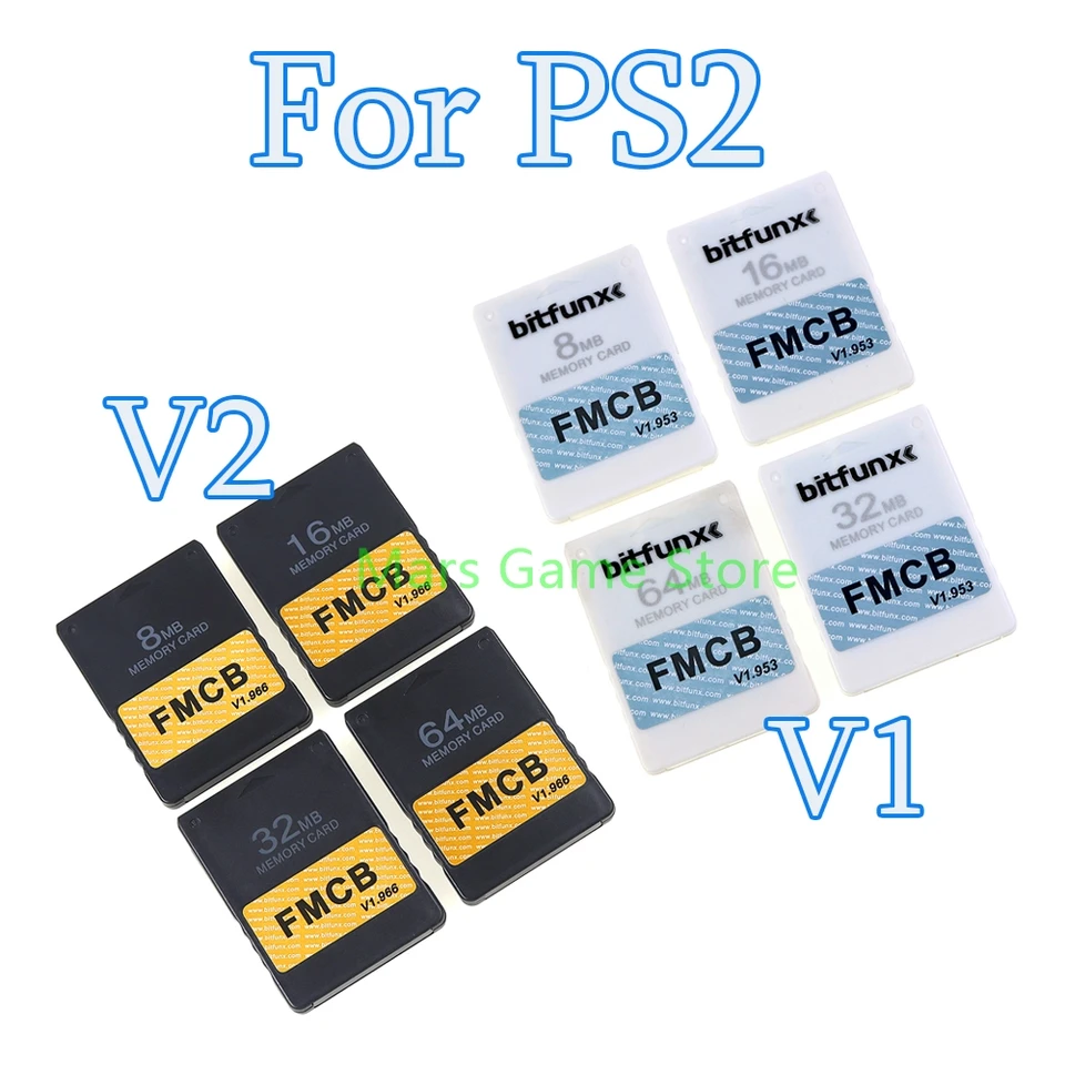 10ks pre PS2 V1 V2 FMCB herná karta pre pamäťovú kartu PlayStation2 ZADARMO MCBOOT CARD 8MB 16MB 32MB 64MB MCBOOT V1.953