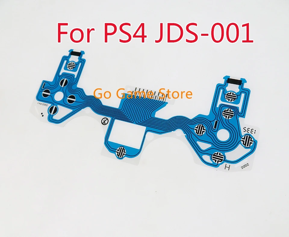 10ks pre PS4 DS4 Pro Slim Controller Vodivý film Vodiaci modrý filmový klávesnica Flex kábel JDM 050 040 030 001