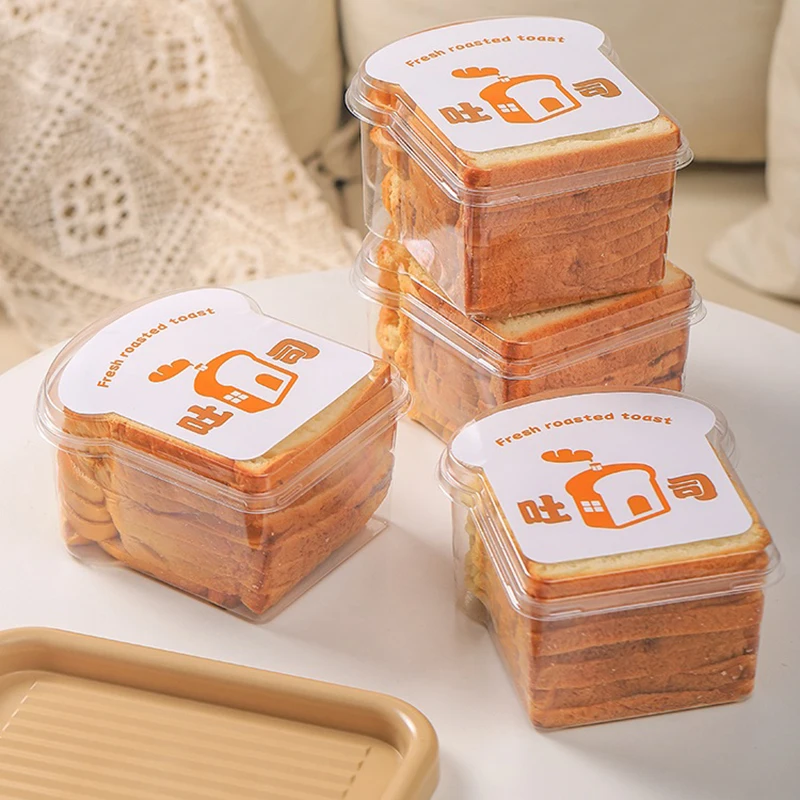 10ks sendvičový hamburger balenie balenie Box Toast Bread Oilproof Apple s vekom vyberte out out out out out z pečiva Tray Bakery Party Darček