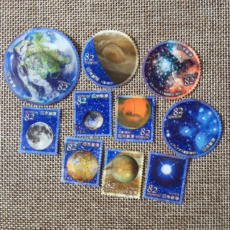 10ks/set 2019 Japan Post Stamps Celestial Bodies Episode 2 označené poštové známky na zber