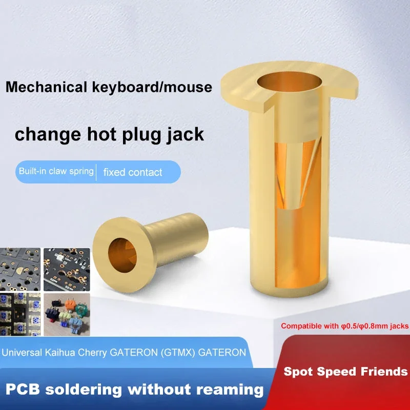 10ks/set Mechanical Keyboard a Mouse Hot zásuvka pre Corsair Gateron GTMX Gateron PCB Spájnutie PINS PIN SUCCKET