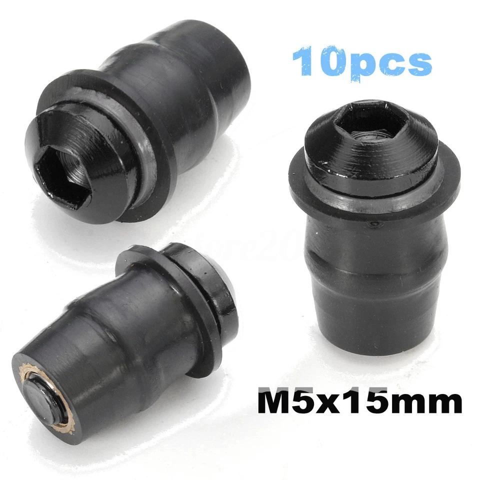 10ks/set Universal Accessories M5x15mm Motocykel čelných skrutiek čelných skrutiek skrutiek súprava skrutiek skrutky skrutky