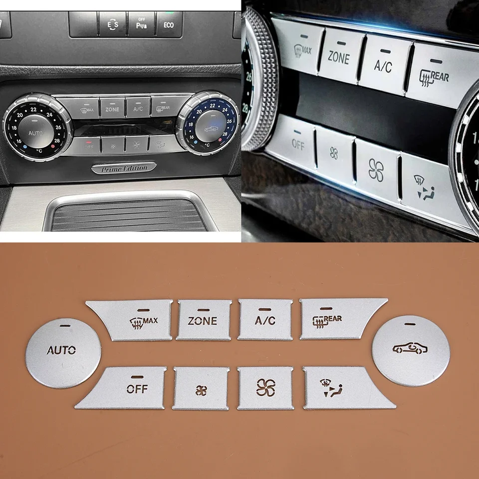 10ks/setová stredová konzola Air Air Tink Tink Tink Fit for Benz C Gl Glk Ml W204 S204 W166 C218 X218 X164 X166 X204 W164