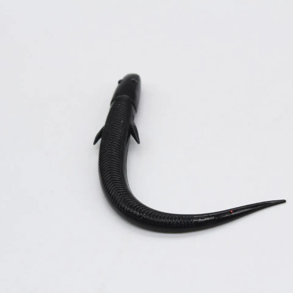 10ks simulácia Soft Mäkký chvost Rybárska návnada Pridajte soľ 10cm 3G Silikón Soft Lure Lure návnada rybích zápach