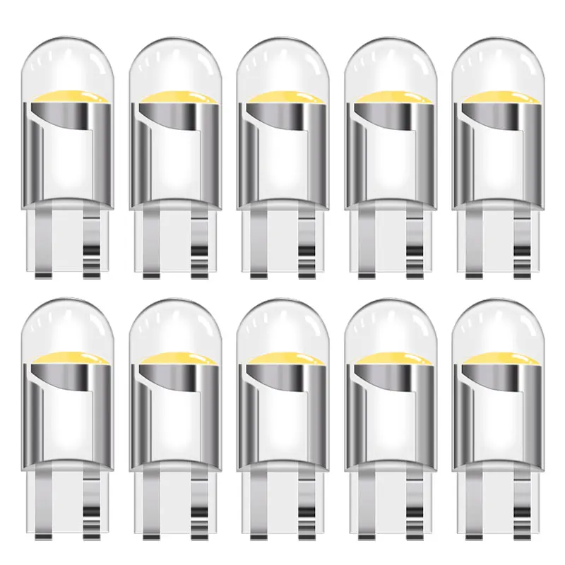 10ks T10 W5W Car Wedge Parking Light Turb Side Belbs pre Renault Opel Peugeot Hyundai Ssangyong Saab Daewoo Chery Mazda