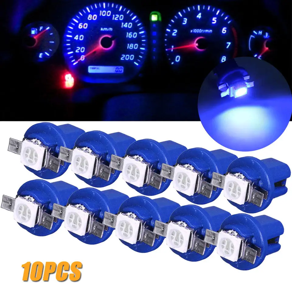 10ks T5 B8.5D 509T B8.5 SMD LED lampa pre LED pre Ford Mondeo MK4 MK3 Focus 2 3 MK2 MK1 Fiesta Fusion Ranger s Max