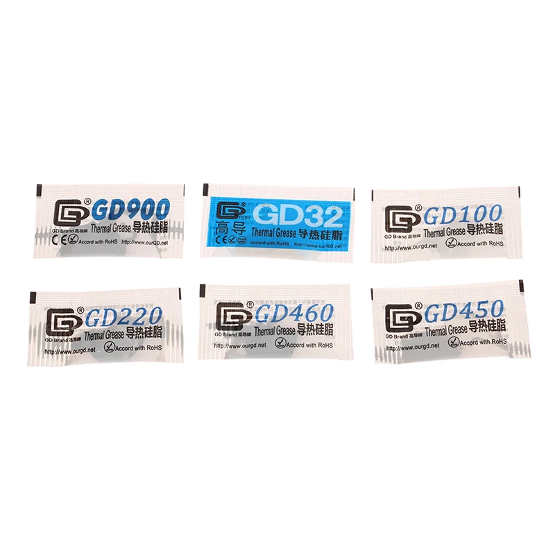 10ks tepelné tuk pre p1S A1 Mini Thermal Paste GD32 GD100 GD220 GD450 GD460 GD900 pre časti 3D tlačiarne