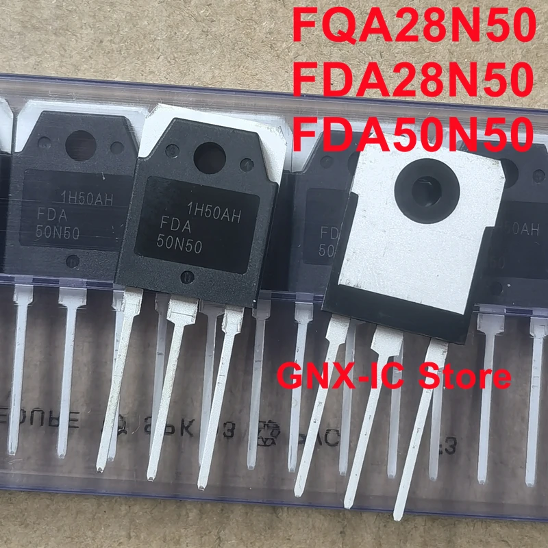 10ks/veľa originálového nového importovaného FQA28N50 28N50 FDA28N50 FHA28N50 FDA50N50 50N50 FHA50N50 do-3p 28A 50A 500V Tranzistor MOSFET