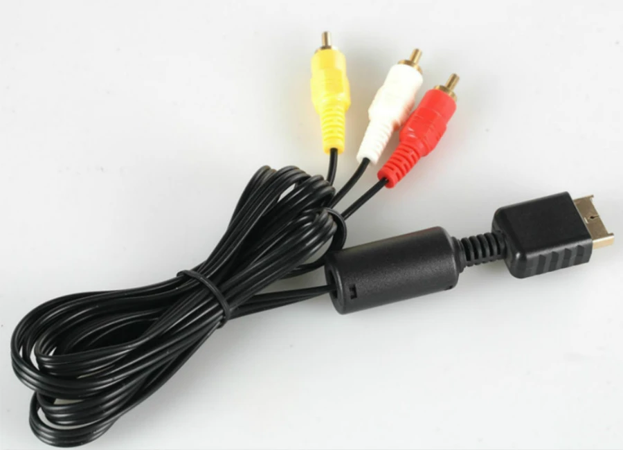 10ks/veľa vysokej kvality 1,8 m 6 stôp RCA AV TV Audio Video Stereo kábel pre Sony PlayStation 2 3 PS2 PS3 Console