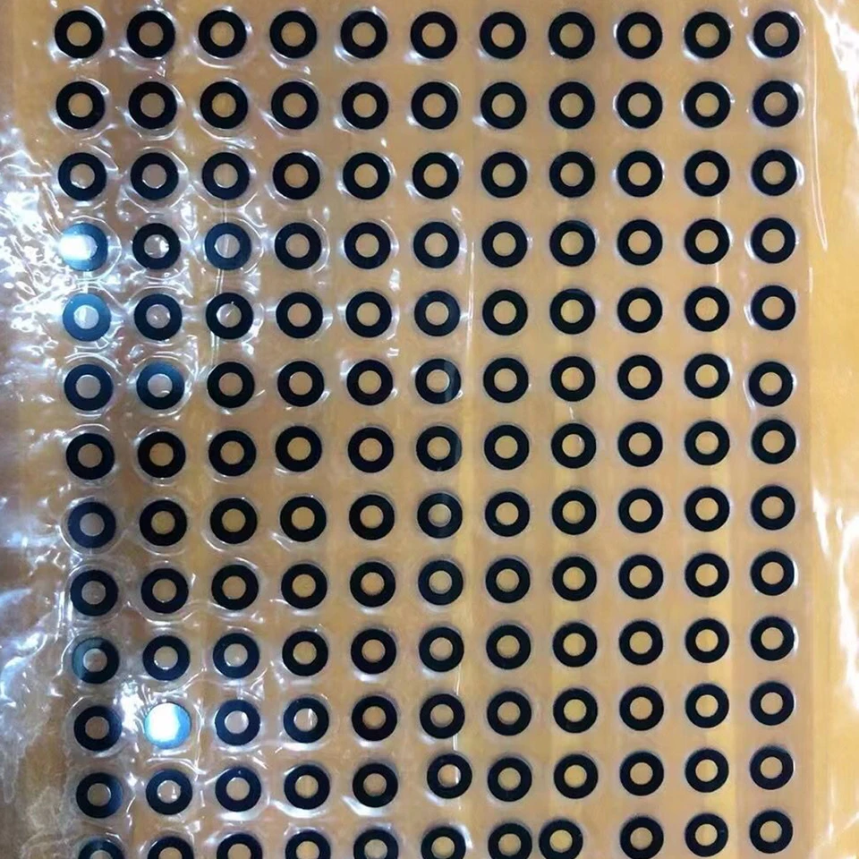 10ks zadná kamera sklenená šošovka pre Samsung Galaxy Z Flip 4 3 2 Výmena sklenenej šošovky zadnej kamery