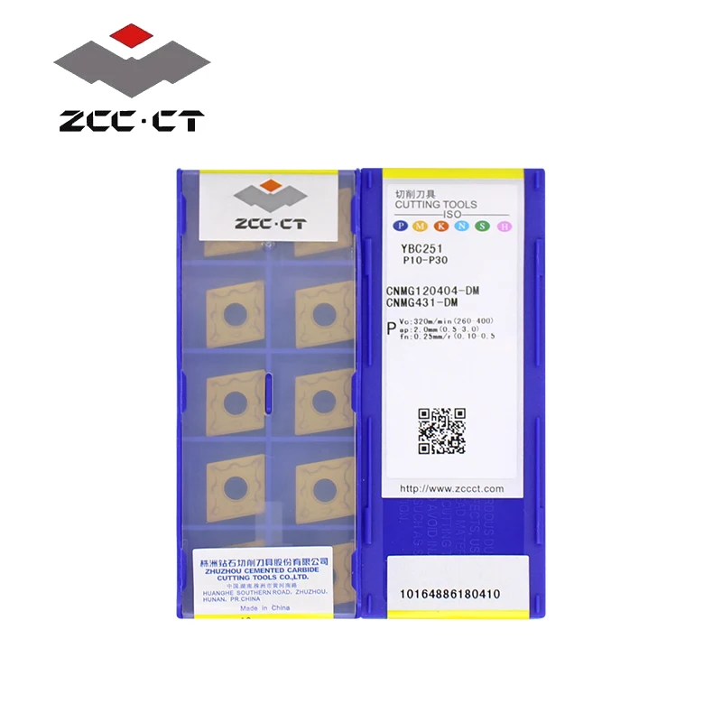 10ks ZCCCT 100% pôvodný CNMG120404-DM YBC251 120408-DM 120412-DM 160608-DM 160612-DM YBC252 YBC152 090308-DM 190612-DM YBD252