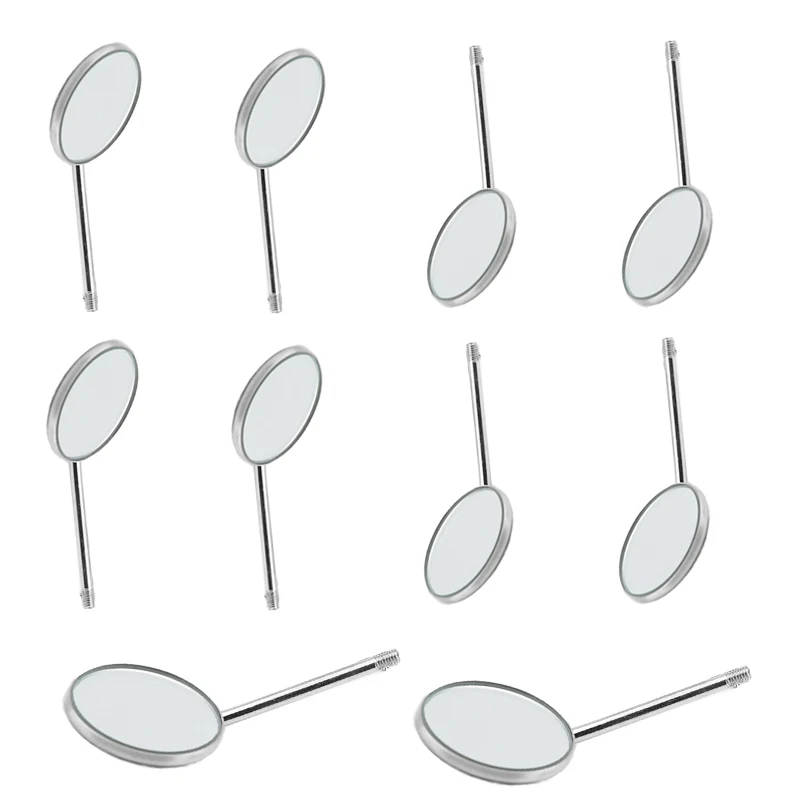 10ks zubné ústa zrkadlové zrkadlo Zubár zubné zariadenie zubné zubné zubné zubné materiály Inšpekcia Mirror