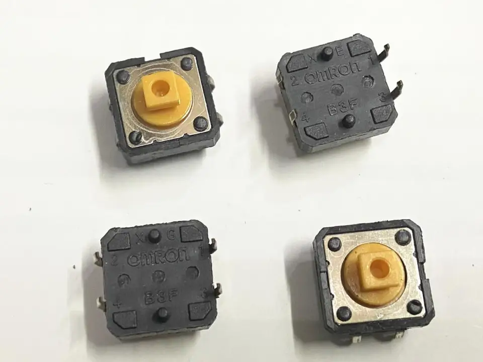 10ks/šarža B3F-4055 Original 12*12*7,3 mm mikro-taktilový spínač 4 PIN