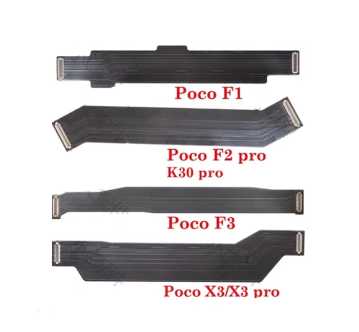 10ks/šarža Nová hlavná doska základná doska Flex kábel pre Xiaomi POCO X3 NFC F3 F1 F2 F4 X4 X5 M4 PRO 4G 5G